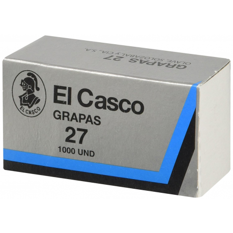 GRAPAS NIQUELADAS C/1000U 24/6 CASCO - Papyndux